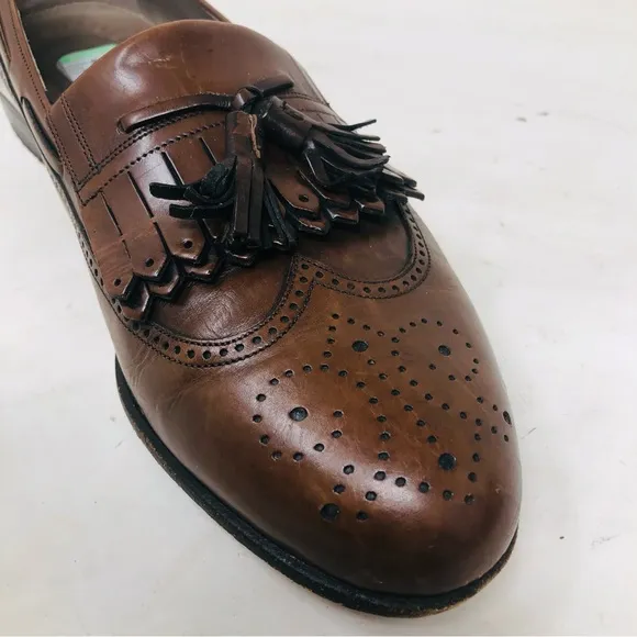 Bally Tassled Kilti Wingtip Loafers