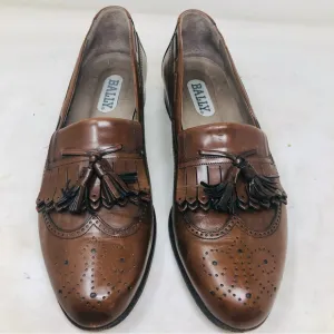 Bally Tassled Kilti Wingtip Loafers