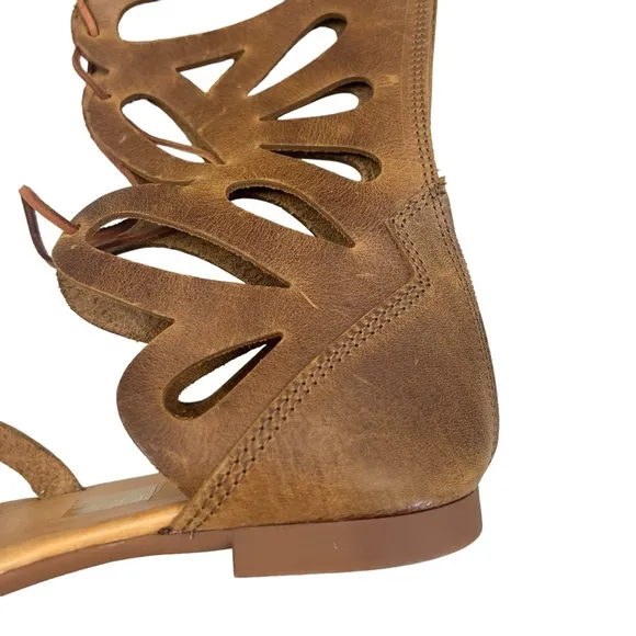 B&amp;B Greek Leather Gladiator Sandals Women Size EU 39 (8.5 US)‎