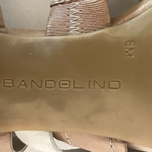Bandolino Open Toe Heels Sandals, Sling Back, White,‎ Tan, Black,  6