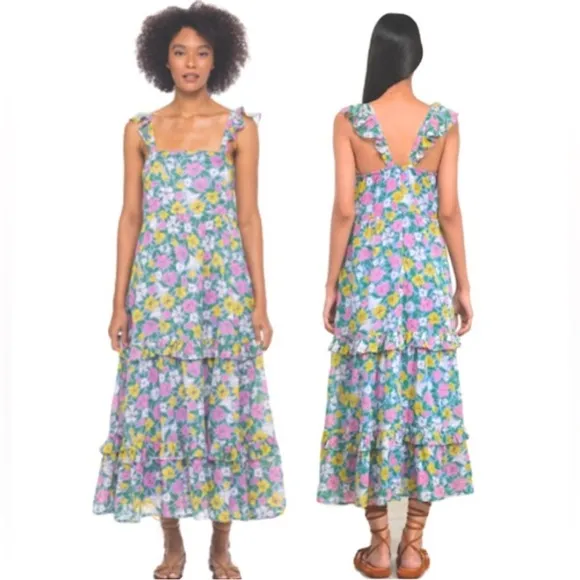 Banjanan Penelope Dress Melodic Floral Vista