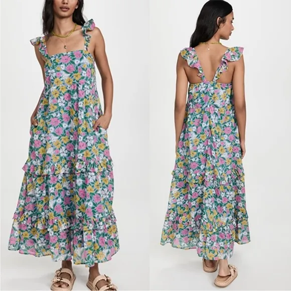 Banjanan Penelope Dress Melodic Floral Vista