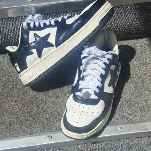 Bape Black and White Sneakers Classic Design