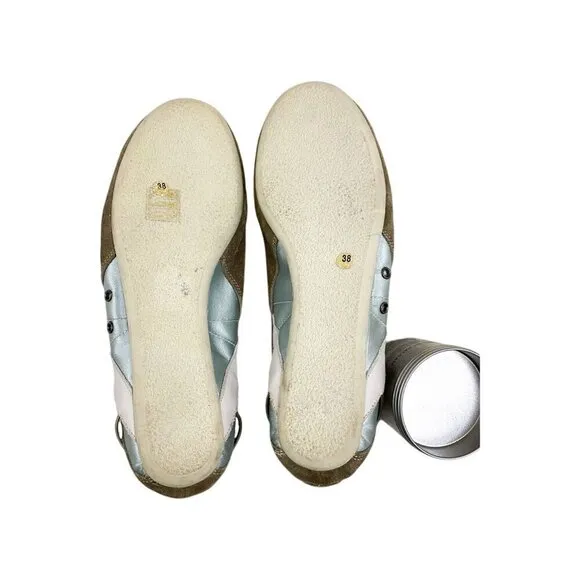 Barbara Bui Vintage lace up sneakers. Size 38 EU. Blue, white