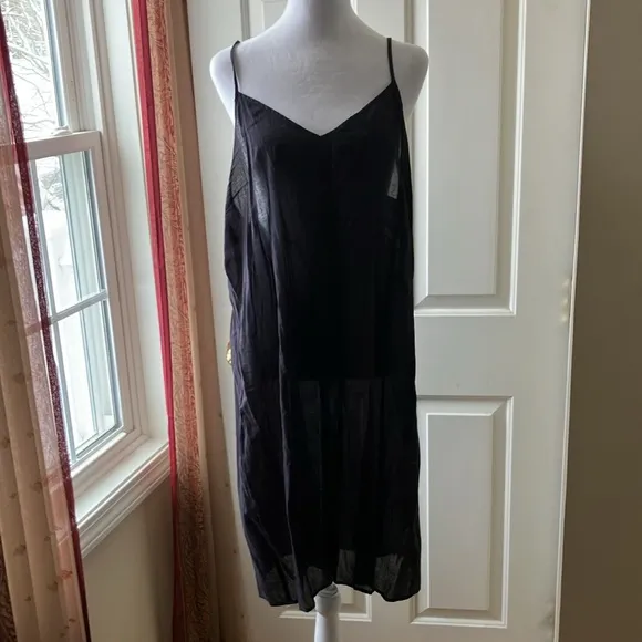 Barbour Hazel Eyelet Embroidery Midi Dress Black Size 12