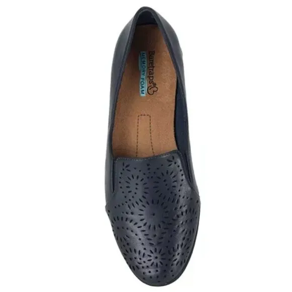 Baretraps Army Slip on Navy Casual Loafers Size 7