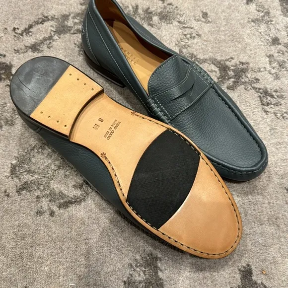 Barney’s New York leather loafers
