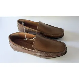 Bass G.‎ H. Bass &amp; Company Hank Brown Leather Slip On Mocassins Loafers Size 9.5