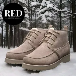 Bearpaw Kyle Suede Boots Stone - Men's Size 12 NEW !!