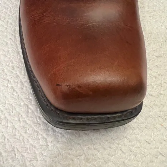 Beautiful, Men's Durango Brown Harness Boots, Square Toe, Pill-On, Size 10