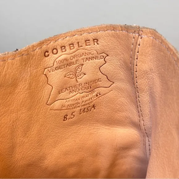 Bed‎ Stu Shrill Sand Leather Heeled Boots Size 8.5