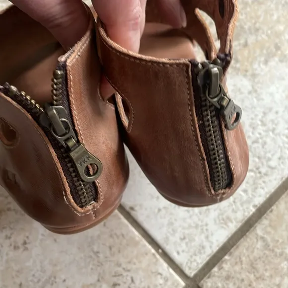 Bed Stu Soto Leather Sandal Nectar Lux Tan Rust