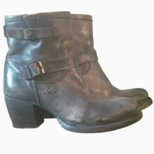 BED STU women's size 9 distressed cobbler series leather gray boots