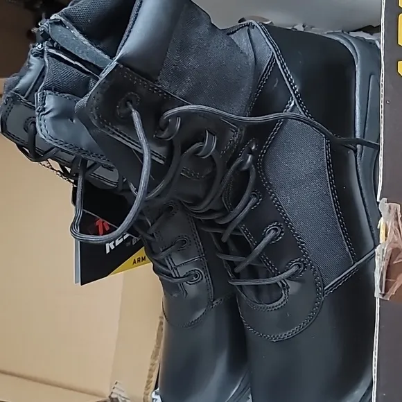 Belleville Tactical Research  Black Leather 13 men's wide new in box