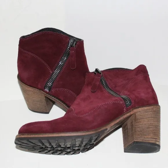 Belstaff Burgundy Ankle Boots