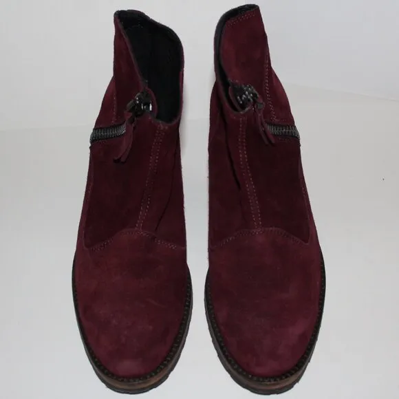 Belstaff Burgundy Ankle Boots
