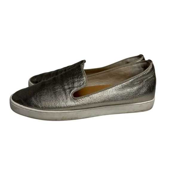 Birdies The Swift Metallic Leather Loafer Slip-on Flats Women’s Size 9.5