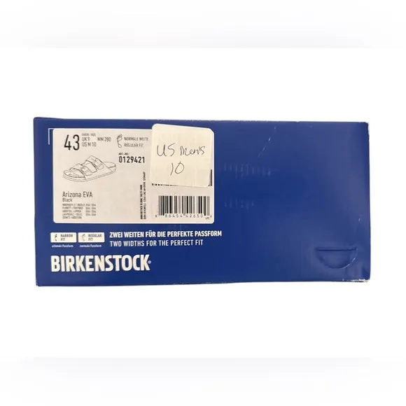 Birkenstock Arizona EVA Sandal in Black Men’s size 10