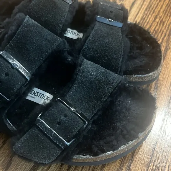Birkenstock Arizona Fur Sandals