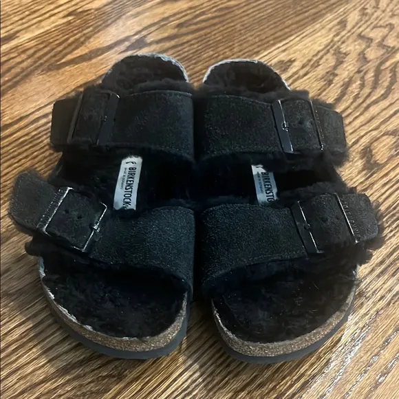 Birkenstock Arizona Fur Sandals