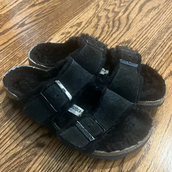 Birkenstock Arizona Fur Sandals