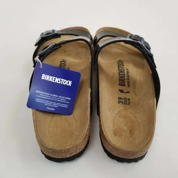 Birkenstock Arizona High Shine Glitter Buckle Sandals NWOB Size 8
