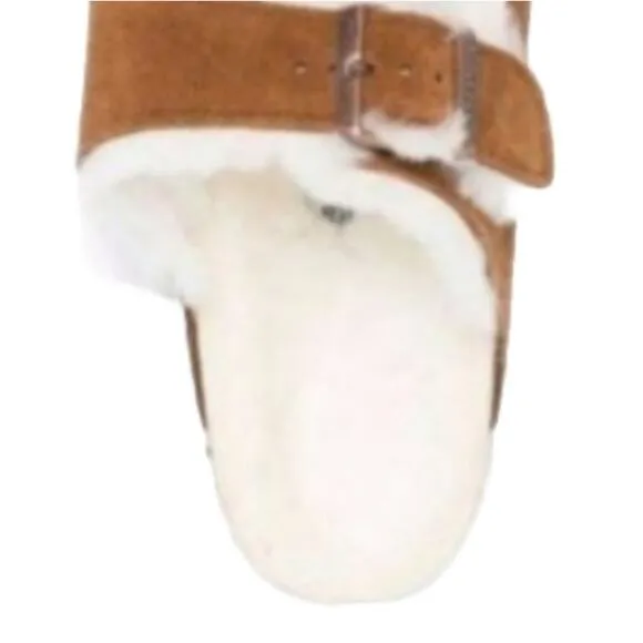 Birkenstock Arizona Shearling Mink size 38 women's