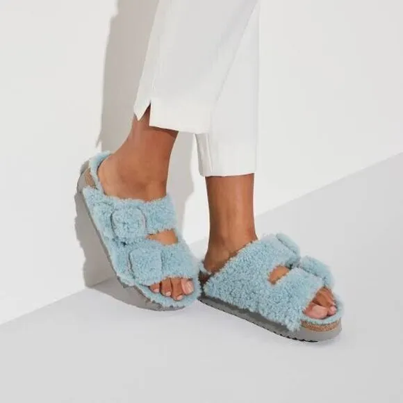Birkenstock Arizona Teddy Shearling Sandals