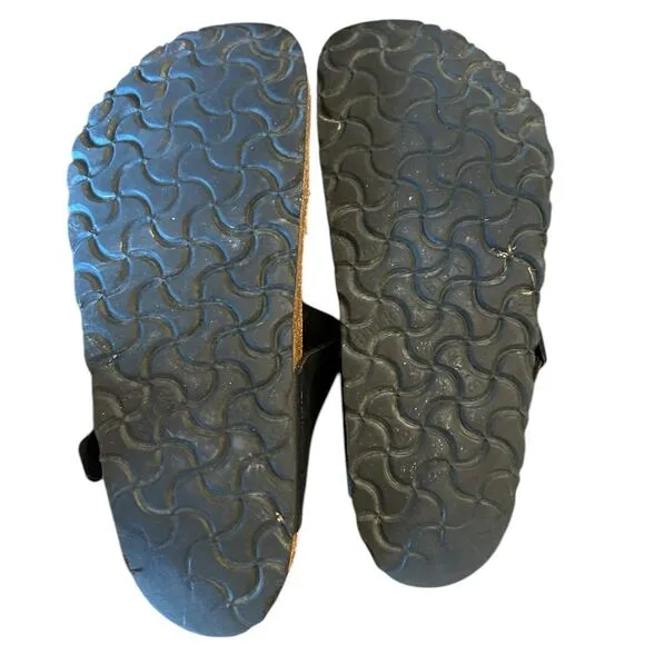 BIRKENSTOCK Black Gizeh Birko-Flor -Women's Sandals EU 38 US 7 7.5