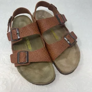 Birkenstock Brown Milano Slingback Sandals Size 43