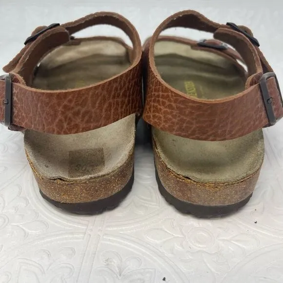 Birkenstock Brown Milano Slingback Sandals Size 43