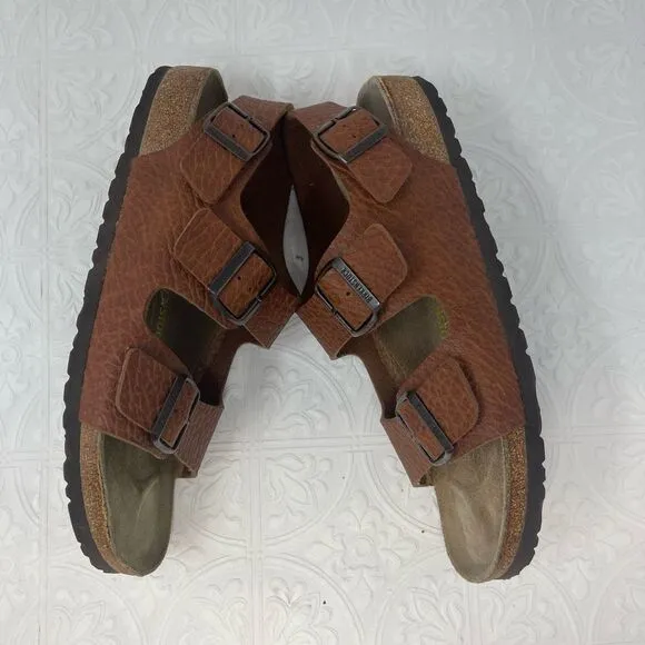 Birkenstock Brown Milano Slingback Sandals Size 43