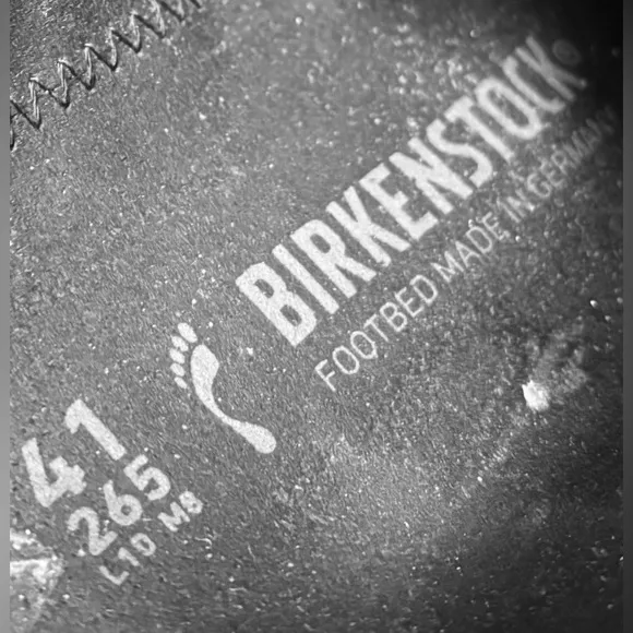 Birkenstock Buckley Black Suede Loafers with Silver Buckle, Size 41 (9.5 US)
