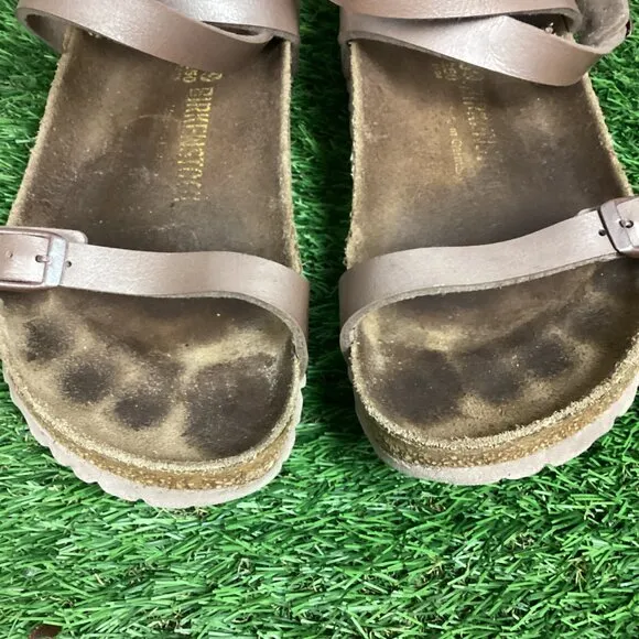 Birkenstock Daloa Ankle Strap Brown Sandals 39