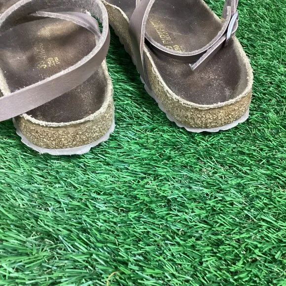 Birkenstock Daloa Ankle Strap Brown Sandals 39