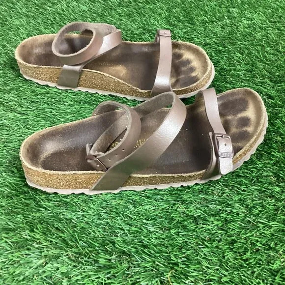 Birkenstock Daloa Ankle Strap Brown Sandals 39