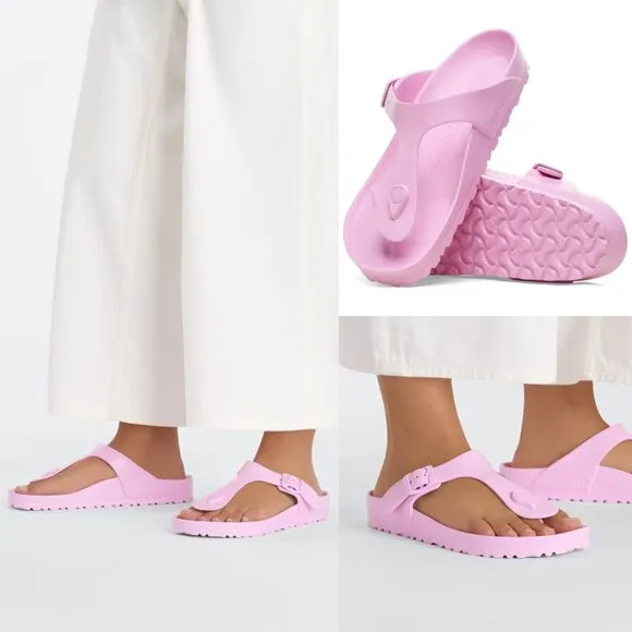 Birkenstock Gizeh Essentials EVA in Fondant Pink Size 38 NWOT $50