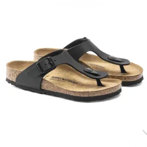 Birkenstock Gizeh Kids Birko-Flor Sandals Black Size 31 13-13.5