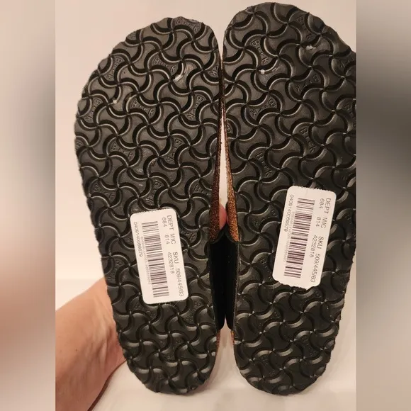 Birkenstock Gizeh Kids Birko-Flor Sandals Black Size 31 13-13.5