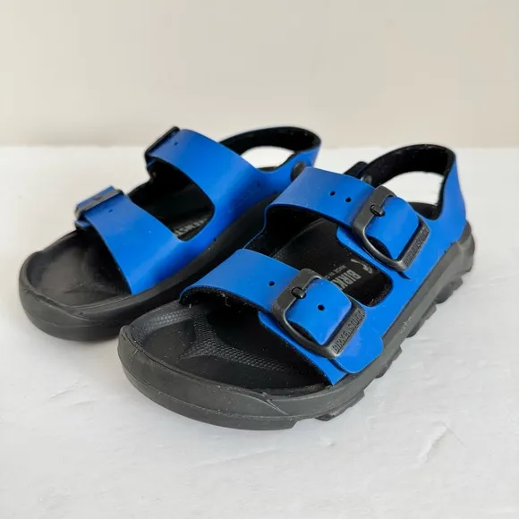 Birkenstock Kids Mogami Sandals in Ultrablue-Black Size 30 EU Open Toe