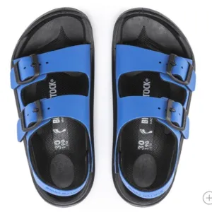 Birkenstock Kids Mogami Sandals in Ultrablue-Black Size 30 EU Open Toe