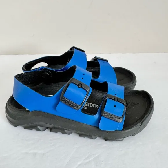 Birkenstock Kids Mogami Sandals in Ultrablue-Black Size 30 EU Open Toe