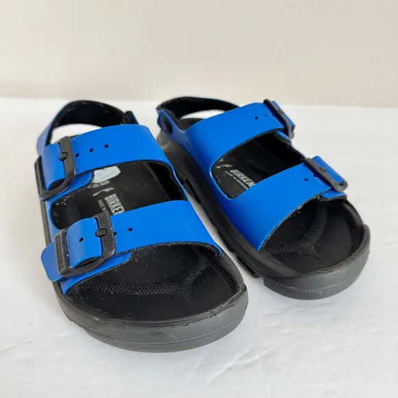 Birkenstock Kids Mogami Sandals in Ultrablue-Black Size 30 EU Open Toe