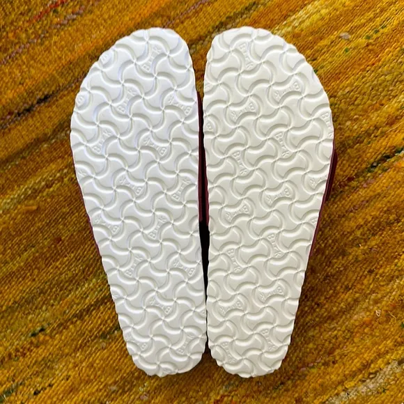 Birkenstock Madrid Big Buckle Nubuck Fuchsia Tulip   Brushed Silver 11-11.5 M/N