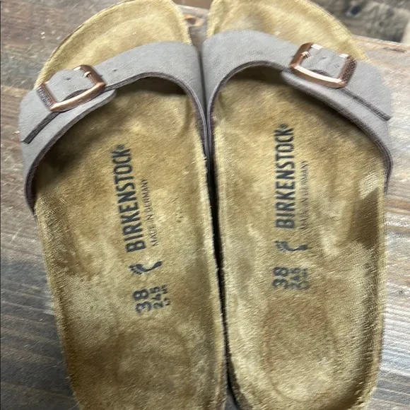 Birkenstock Madrid Buckle Slide Sandal - Mocca - EU 38 - L7/M5
