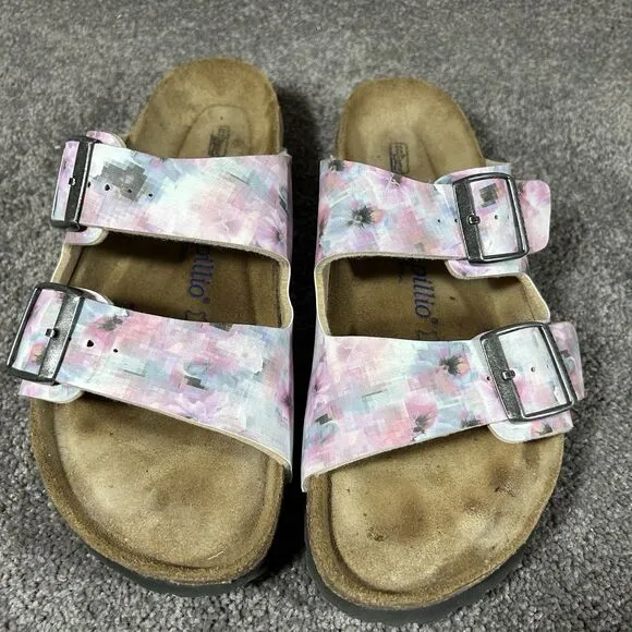 Birkenstock Papillio Arizona Digital Floral Pattern 260 Sandals Women’s 40 US 9