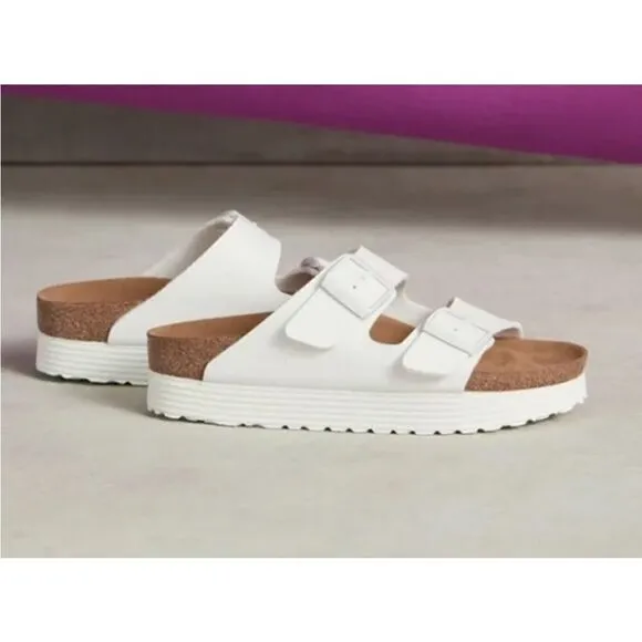 BIRKENSTOCK Papillio Arizona Womens Platform Sandals size 8 nwt