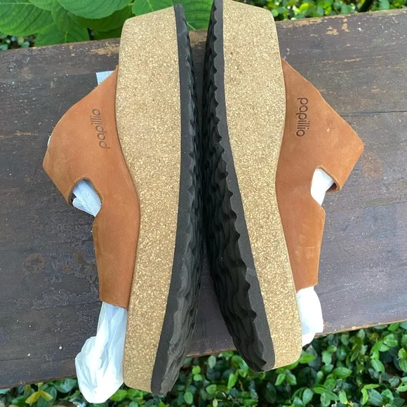 Birkenstock Papillio Brown Double Buckle Sandals Size 38 / 8