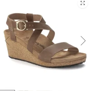 Birkenstock Papillio Womens Wedge Leather Sandals