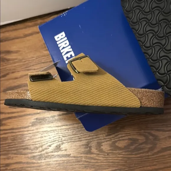 Birkenstock Tan Arizona Sandals with Cork Footbed